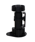 Beefed-Up Black Cabinet Leveler Legs Set 12 Pack Each Leg Supports 330 Lb Adjustable From 3 7/8 In To 5 3/8 In Includes 12 Cabinet Feet Toe