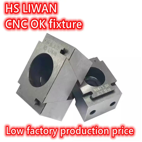 Pro Grade Workhorse Machining Center Fixture Built Like A Tank Rock Solid Side By Side Multi Station Clamp showing HS LIWAN CNC OK fixtures.