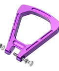 Rear Linkage Beefed Up Shock Absorbing Triangle Bracket Heavy Duty Off Road Upgrade With 3mm Thickened 6mm Wider Walls Inner Surface Thickened 5mm And Moved Out 10mm For Maximum Impact Protection, purple 6061 aluminum
