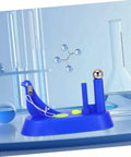 Hands On Inertia Demonstrator For Newtonian Mechanics Physics Lab Equipment Newtons Law Of Motion Teaching Tool on blue base