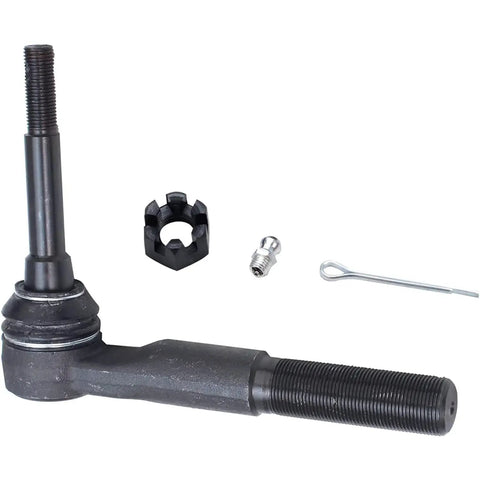 4WD Front Five Piece Tie Rods Kit For 2005 2016 Ford F250 F350 Super Duty 4x4 Upgrade Includes Outer Tie Rod Ends And Tie Rod Adjusters For Strong Steering Control, black steel tie rod end with adjuster sleeve and cotter pin