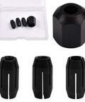 Replacement Collet And Nut Kit For CN1, 3 Pcs With 1/8 Inch, 5/32 Inch, 1/4 Inch Collets And 1 Nut In A Go-To Portable Storage Case