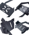 Carbon Fiber RC Car Chassis Frame Kit For TRX-4 One Tenth Scale Crawler, Beefed-Up Rails, Upgrade Parts, CNC precision
