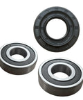 Professional Grade Heavy Duty Washer Tub Bearing Seal Kit For Lg Front Load Washers Compatible With Kenmore Drum Repair showing two bearings and one seal.
