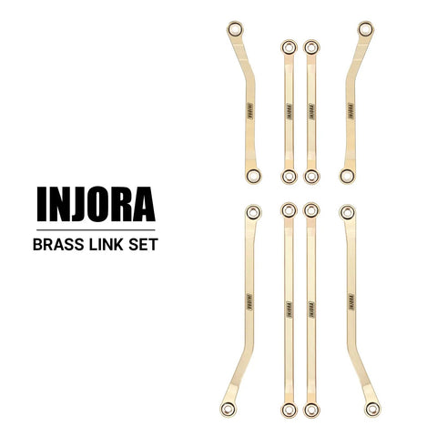 Beefed Up Brass High Clearance Links For TRX4M High Trail K10 F150 RC Crawler Upgrade That Boosts Clearance Tougher Climb Smoother Trail Performance And Easy Replacement brass link set