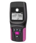 Stud Finder Wall Scanner with LCD Display for Wood, Metal, and AC Wire, showing multifunctional display and controls.