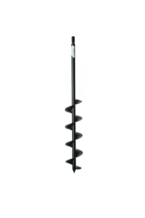 Extended Length Garden Auger Drill Bit For Fast Planting 3 Inch By 24 Inch with heavy duty tip and non slip hex drive