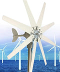 Close-up of Three Phase 5000W Vertical Axis Wind Turbine Kit With Controller For Home And Industrial Power Supply built tough