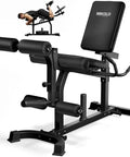 Pro Grade Leg Extension And Curl Machine For Home Gym With Adjustable Settings And Triple Loading System, side view
