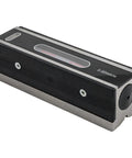 Noteflora Steel Bar for spirit Level 200mm 0.02mm Resolution Machinist Tool with V-Groove Base on a flat surface.