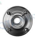 Front view of Rear Wheel Hub Bearing Assembly Pair For 2000 2009 Ford Focus With 4 Wheel ABS And Rear Disc Brakes Direct Fit Replacement Kit