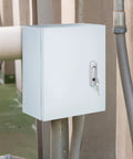Heavy Duty Outdoor Weatherproof Electrical Box Wall Mount Control Enclosure Junction Box Thickened Steel Cabinet With Lockable Panel