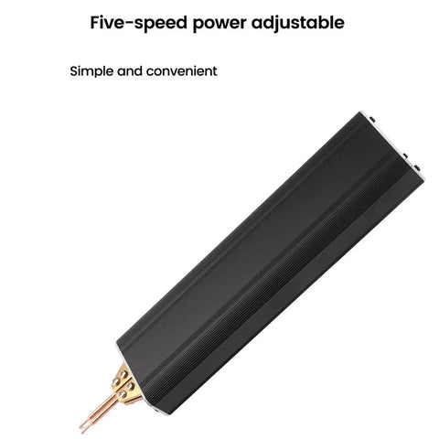 Portable Handheld Spot Welder For Nickel Sheet And Nickel Strip Welding, Compact Lightweight Spot Welding Tool angled view