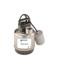 Tough As Nails Submersible Sump Pump With A Heavy Duty 1/3 HP Motor and 115V Wiring, stainless steel design for effective water drainage.