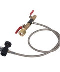 CO2 Soda Maker Refill Adapter Kit With 36 Inch Hose, G1/2 Connector, metal valves, handles up to 3000 PSI, not for paintball