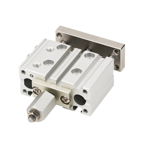 Knockout Quality Three Axis Air Cylinder With Adjustable Stroke And Smooth As Butter Operation For Industrial Automation Projects 16Mm Or 25Mm Bore Ready To Roll, aluminum design.