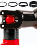 Get Your Handlebar Just Right With These Handy 12 Pack Of Aluminum Alloy Threadless Headset Spacers In Sizes 2mm 3mm 5mm And 10mm Perfect For Mountain Bikes And Road Bikes To Adjust Stem Height, shown on bike stem
