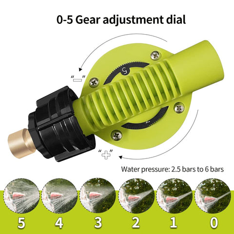 Dope Car Wash Foam Gun For Garden Hose With 6 Levels Of Foam Concentration Adjustable Sprayer Gear Dial