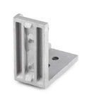 Heavy Duty Aluminum Alloy L Shape Corner Bracket Right Angle Brace 58x58mm Durable Reinforcement For Doors And Furniture 5 Piece Set