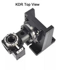 Pro Grade Heavy Duty Fourth And Fifth Axis Motorized Hollow Rotary Table Built Tough And Runs Smooth for CNC applications top view.