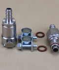 Quarter Inch Gas Tank Fuel Line Quick Release Disconnect Coupling Kit With Stainless Steel Valves And Viton O Rings for leak-free use
