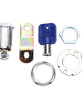 Tubular Cam Lock Zinc Alloy Round Door Keyed Replacement for File Cabinets with key and components