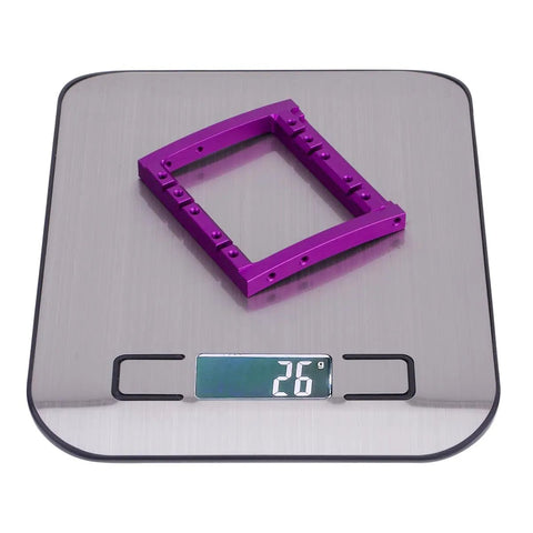 Dual Servo Mount For 1 By 10 RC Crawlers Capra SCX10 II LCG Chassis Aluminum Alloy on scale showing 26g