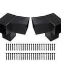 Slanted Roof Pergola Brackets Wall Mount With Steel Hardware For 4x4 Wood Posts 3 Way And Unidirectional Design Beefy And Weather Resistant