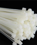 Durable Nylon Cable Zip Tie Set, 100 Pcs Self Locking Wire Ties In 100mm, 150mm, And 200mm Lengths, Assorted Colors For Easy Sorting