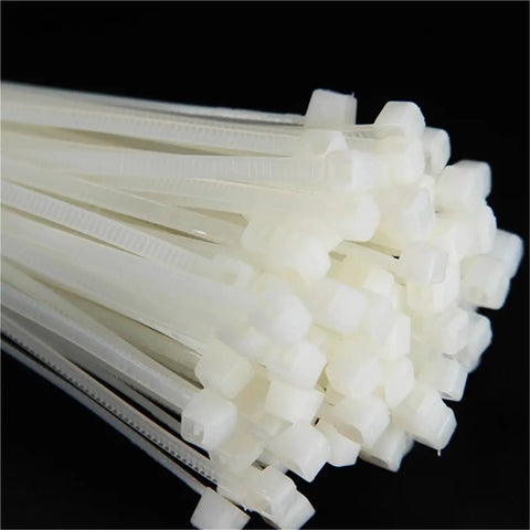 Durable Nylon Cable Zip Tie Set, 100 Pcs Self Locking Wire Ties In 100mm, 150mm, And 200mm Lengths, Assorted Colors For Easy Sorting