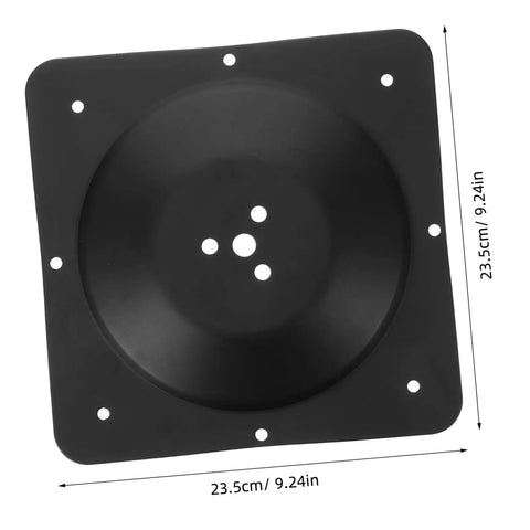 Dang Solid Table Leg Brackets featuring heavy duty mounting plates, 23.5cm black steel connector for furniture repair.