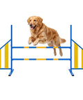 Adjustable Wing Jump Hurdles For Dog Agility Training, Metal Frame Bar Jumps, Indoor Outdoor Course With Stable Support, Bright Colored Hurdles