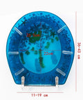 Beautiful Dolphin Toilet Seat With Soft Close Lid And Quick Release Hinges For Super Easy Daily Cleanup And A Total Bathroom Upgrade That Honestly Hits Different, oval blue resin design.