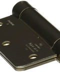 Spring Door Hinge 3.5 Inch Satin Nickel With Adjustable Closing Speed And Tension, Fits Standard Hinge Cutout, Cold Rolled Steel Construction, Model V521