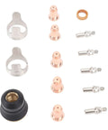 Fifty Piece IPT40 Tip Electrode Kit For Plasma Cutting Torches Compatible With CUT 55DS Pro And CUT 65DS components