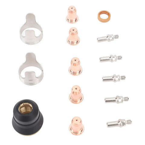 Fifty Piece IPT40 Tip Electrode Kit For Plasma Cutting Torches Compatible With CUT 55DS Pro And CUT 65DS components