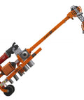 Beefy 3K Corded Cable Puller 120V Cannon Winch for Heavy Duty Wire Pulling in Industrial Jobs with Steel Frame and Wheels