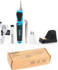 Cordless Wireless Soldering Kit With A Mini USB Rechargeable Pen, Quick Heat Up To 750°F, LED Indicator, 4V Lithium-Ion Battery