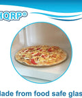 HQRP 10 Inch Glass Microwave Turntable Tray Replacement That Fits Maytag Samsung GE Panasonic Oster Emerson 255mm Plate