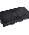 BMW 8HP70 8 Speed Transmission Oil Pan With Filter Gasket And Screws Kit detailed view showing black pan design