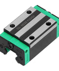 Ultra Smooth Low Friction Linear Slider Bearing With Steel Rail Block For CNC Machines And Automated Machining High Precision Linear Motion Guide Rail Component For Repeatable Positioning, HGH25CA green black
