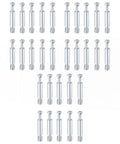 Heavy Duty 30 Pack 35mm Furniture Connectors with M6 Bolts Dowels Screws Metal Fasteners for Cabinets and Drawers