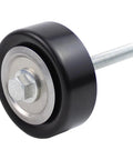 Belt Tensioner and Serpentine Belt Idler Pulley Direct Fit for GM Vehicles side view with metal bolt