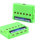 Six Port Drone Battery Charger Station For 3.7V LiPo RC Quadcopter Batteries, Simultaneous Charging With Independent XH Ports