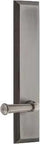 Fifth Avenue Georgetown Lever Dummy Door Handle In Antique Pewter Tall Plate Solid Forged Brass No Latch Ideal For 84 Inch And Taller Doors