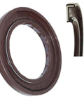 Rugged hydraulic pump shaft seal 40x62x6mm with dust lip and spring-loaded design for industrial and hydraulic systems.