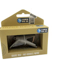 Dead Bait Slow Trolling Lure Pro Grade Rig For Kayaks Boats And Jet Skis package, bare rig, aluminium head visible inside.