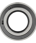 Front view of Three Quarters Of An Inch Set Screw Mounted Pillow Block Bearing Pair For Industrial Machinery Cast Iron Housing 52100 Alloy Steel ABEC One Bearing Greasable Wide Temperature Range From Minus Ten To Two Hundred Forty Eight Fahrenheit.