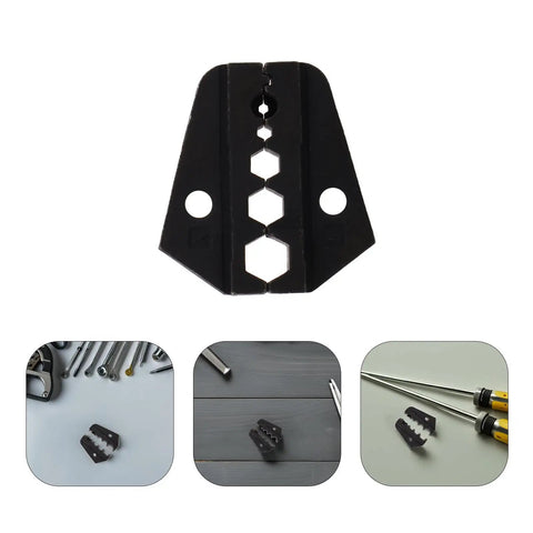 Doitool Compatible Crimping Die Replacement Terminal Pliers For Open Barrel Wire Stripping, high-carbon steel crimping die, heavy duty construction.