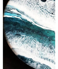 18 Inch Lazy Susan Rotating Table Organizer With Coastal Beach Decor For Kitchen Countertop And Dining Table 360 Degree Spin